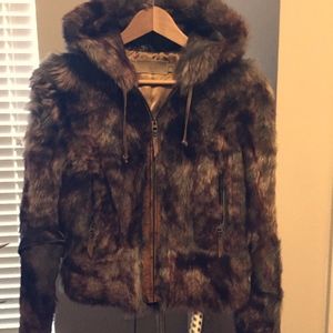 Real Fur & Leather Jacket Vintage EUC Viaveneto